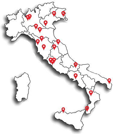 Mappa degli Atenei che hanno scelto Selexi